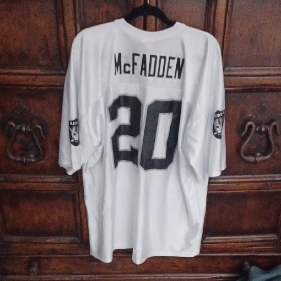 NFL Team Apparel Raiders McFadden No. 20 Football Jersey 2XL - Picture 7 of 7